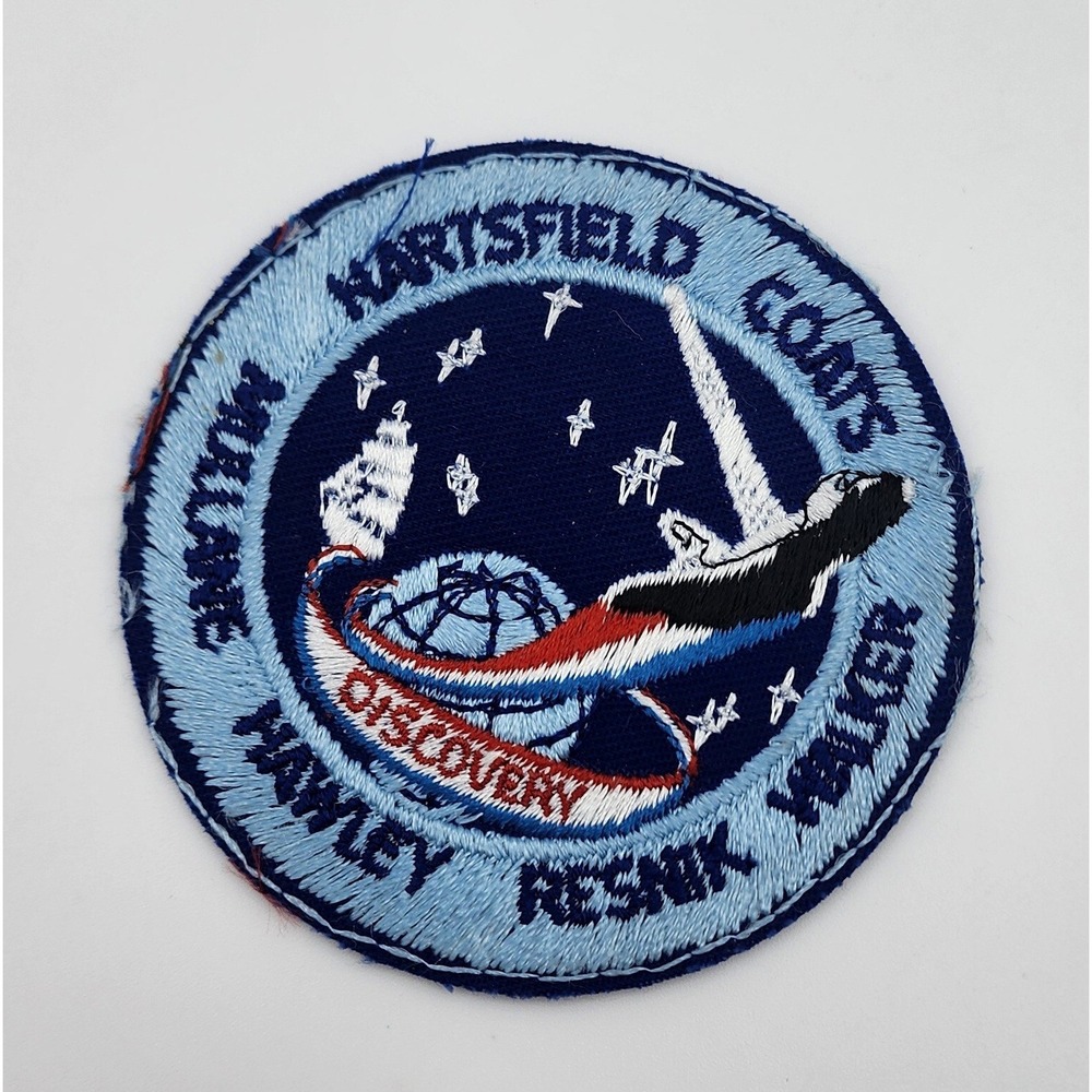 NASA Patch Astronaut Discovery; Hartsfield Coats Walker Resnik Hawley